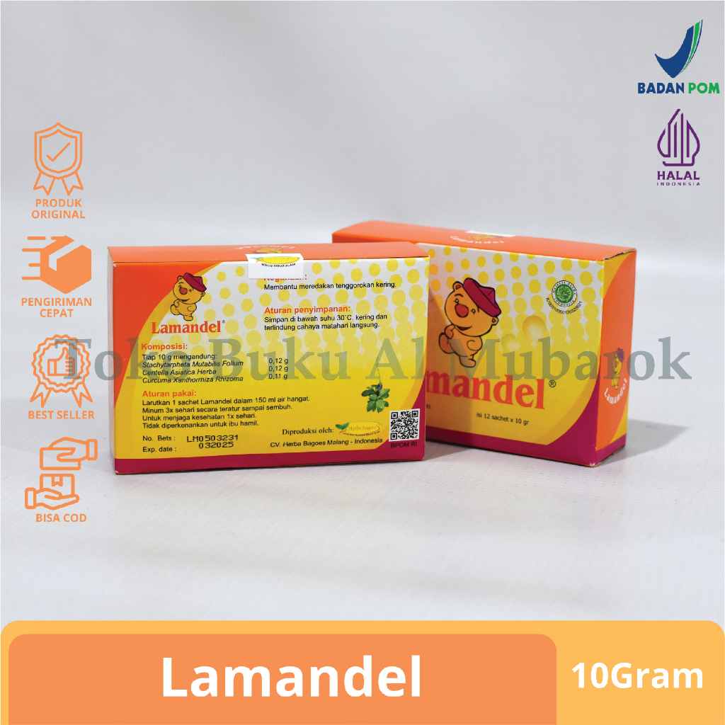 

Obat Sakit Tenggorokan Lamandel Kotak Sachet Isi 12 x 10g Minuman Herbal Bubuk Atasi Amandel Radang Dan Kering Peradangan Flu Batuk Anak Dewasa Ampuh Alami Original Paling Tradisional Untuk Vitamin Daya Tahan Tubuh Madu Gatal