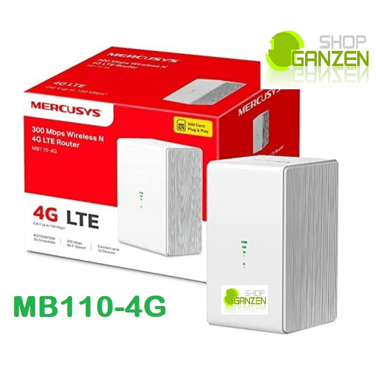 Mercusys MB110-4G N300 4G LTE Modem Wireless Router