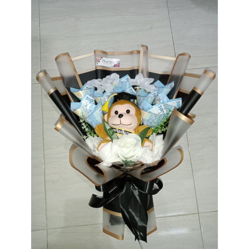 buket murah/buket wisuda/buket wisuda boneka dan uang
