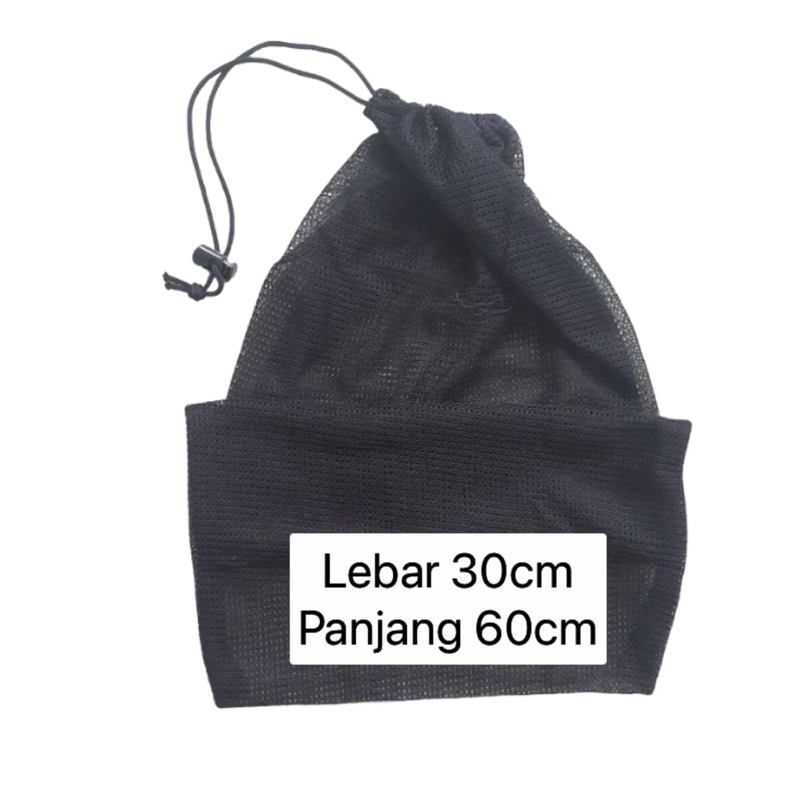 Tempat ikan korang serut koja Hitam Bahan tebal