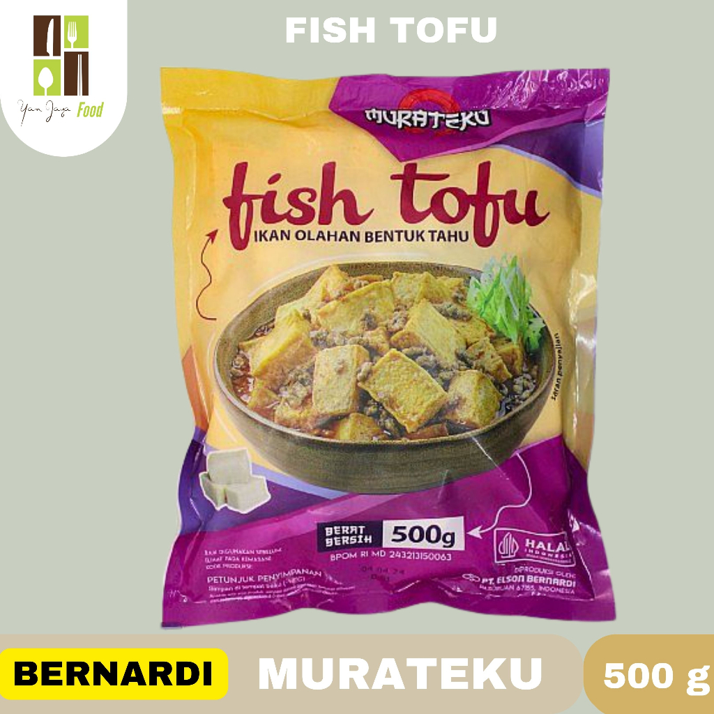 Bernardi Murateku Fish Tofu Ikan Olahan Bentuk Tahu 500g