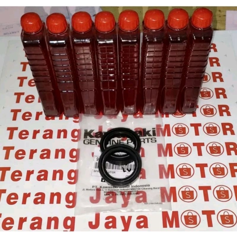 SEAL SHOCK DEPAN SIL SHOCK DEPAN KLX 150 DTRACKER USD + OIL SHOCK DEPAN