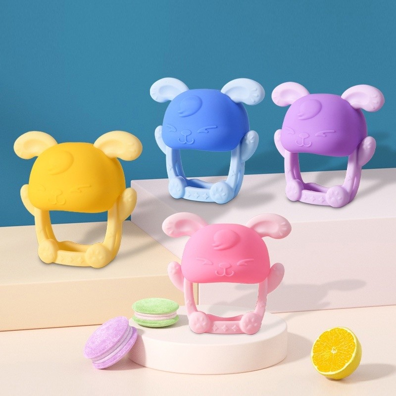 CARTERLOVE Baby Teether Gelang Bunny | Gigitan Bayi Bentuk Gelang (Tersedia Varian Warna)