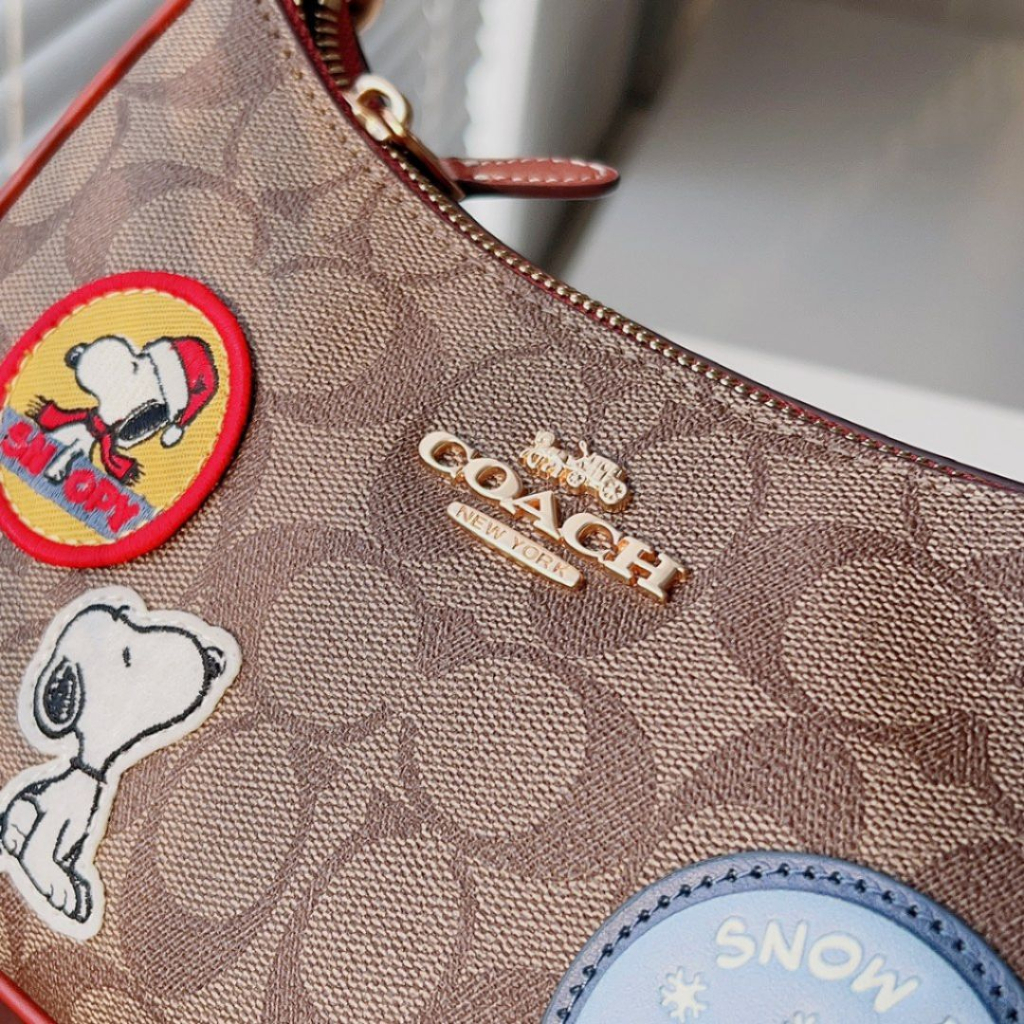 TAS WANITA CH TAS SELEMPANG WANITA SNOOPY TERI X PEANUT LUNCH SLING BAG HANDBAG CE848