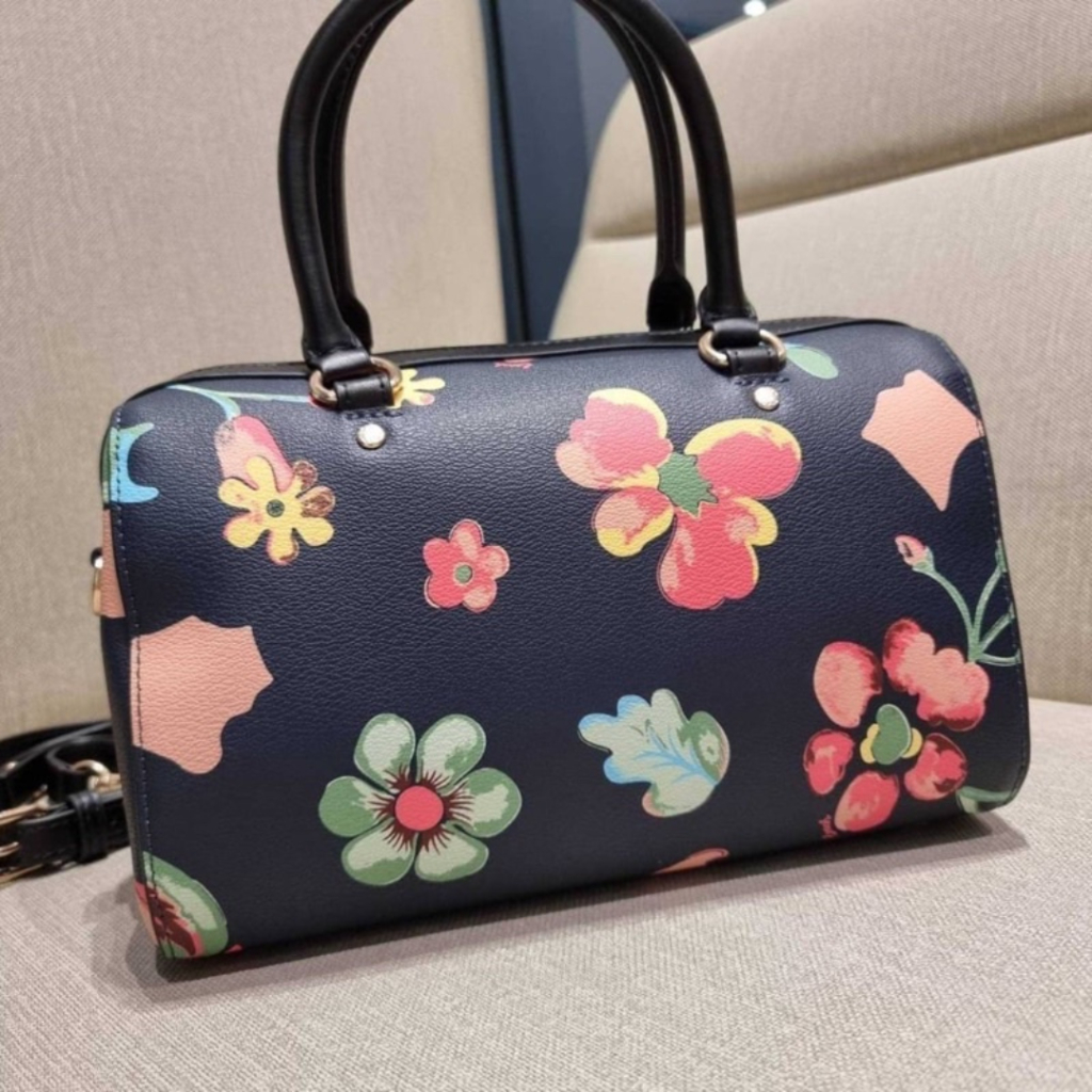 TAS WANITA CH 8617 TAS SELEMPANG WANITA ROWAN FLOWER PRINTED CROSSBODY BAG HANDBAG