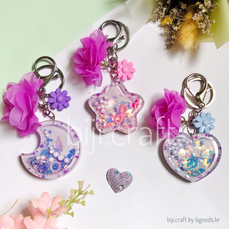 BTS Whale Keychain - I Purple You / Borahae