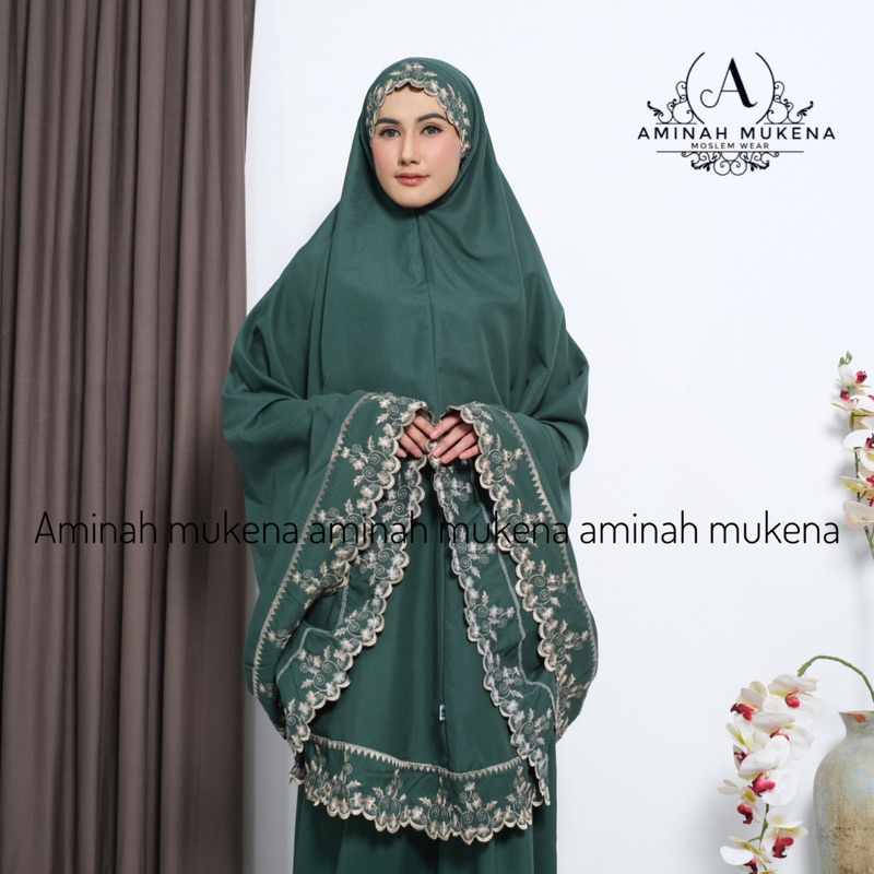 Mukena Dewasa 3in1 Katun Bordir Premium Lesti