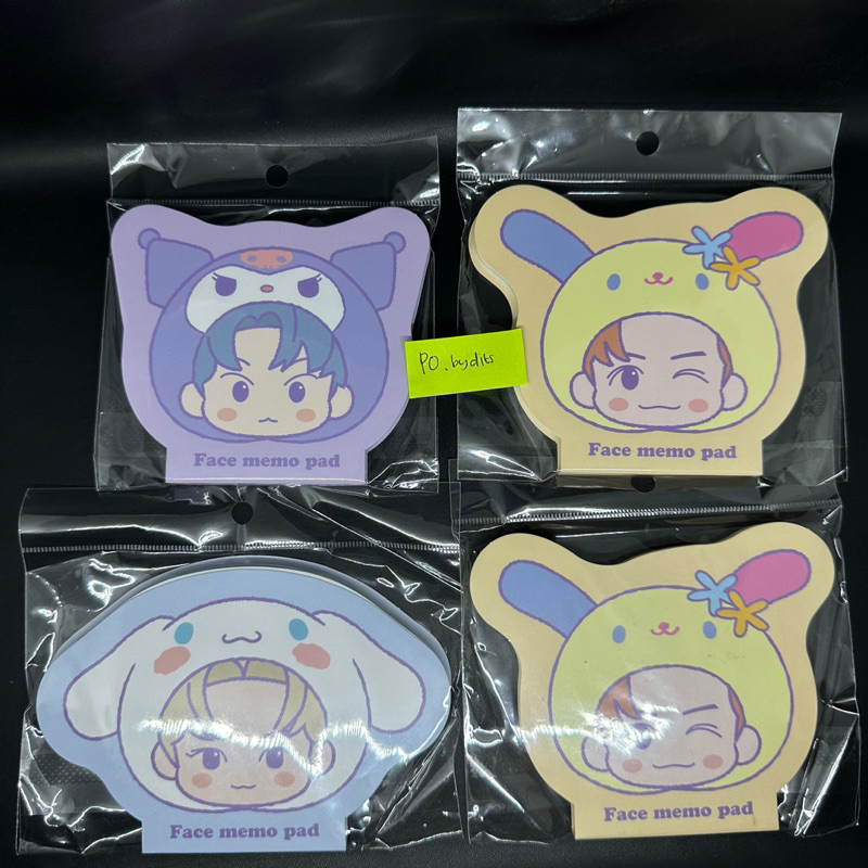 [READY] NCT x SANRIO Face Memo Pad (50p), TEN by TEN OFFICIAL MD, Nct, NCT127,  NCT Dream