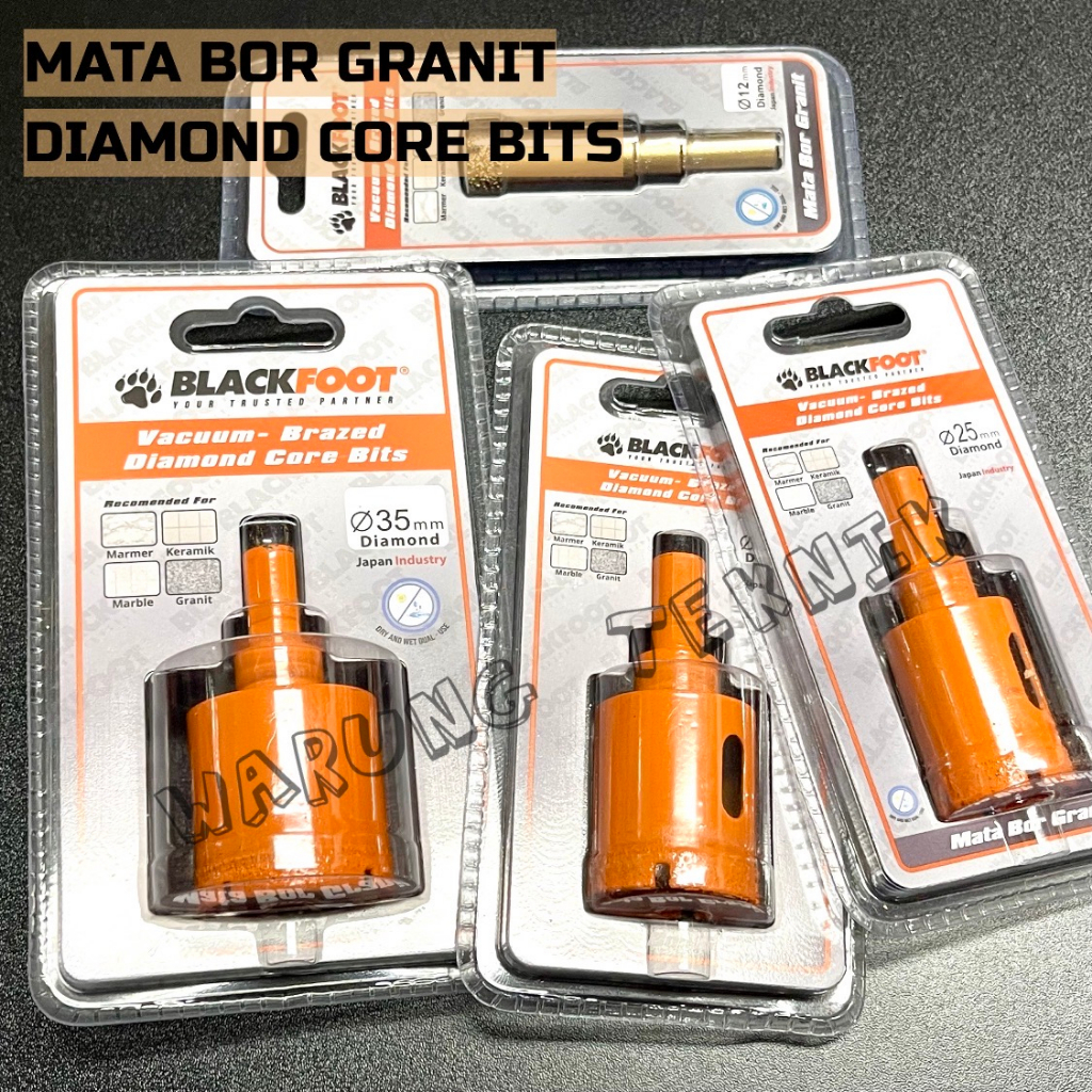 BLACKFOOT DIAMOND CORE BIT - DIAMONG CORE DRILL - MATA BOR GRANIT KERAMIK MARMER 45 MM