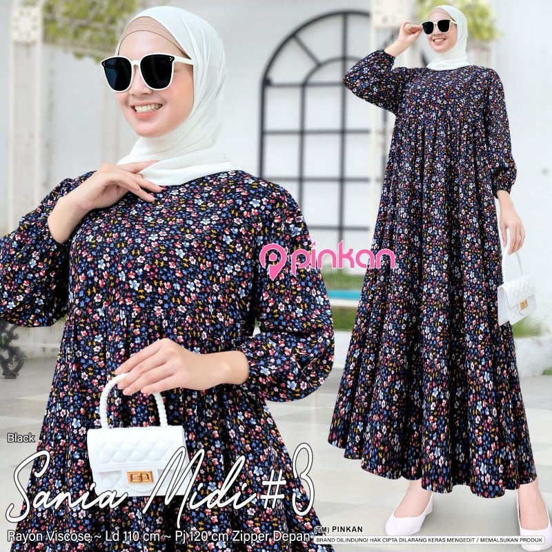 SANIA MIDI #3 | GAMIS MIDI RAYON VISCOSE