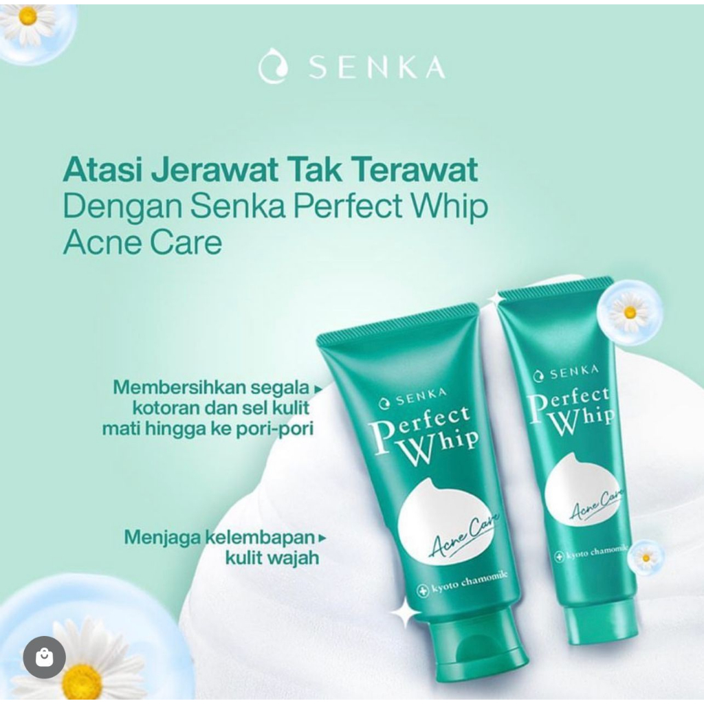 𝐑𝐀𝐃𝐘𝐒𝐀 - SENKA Perfect Whip Facial Foam 50gr 100gr 120gr | Clay White Fresh Anti Shine Collagen Acne