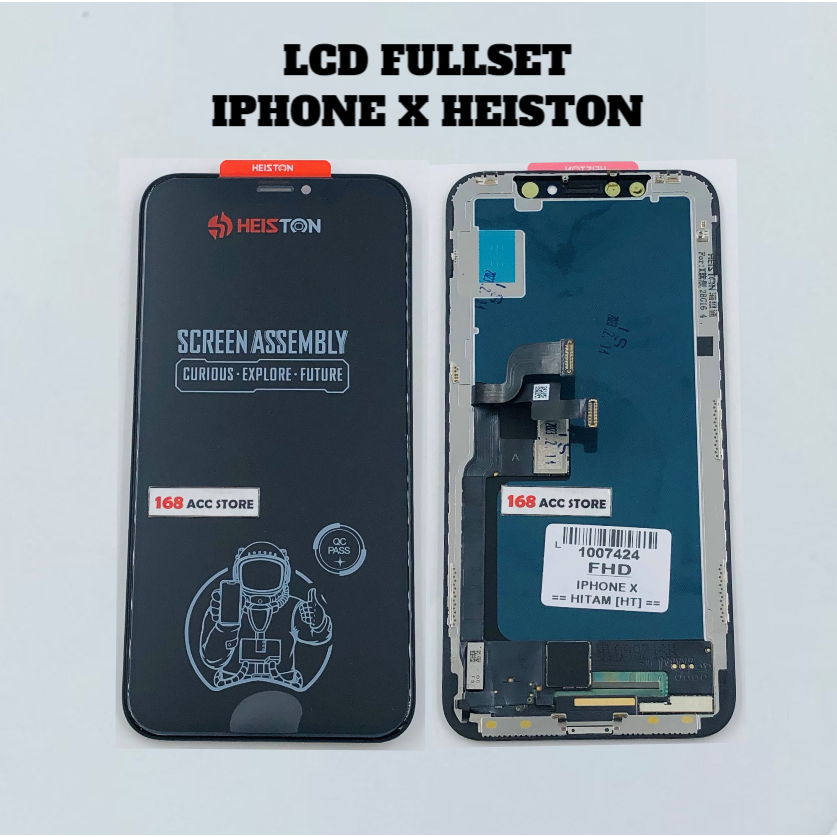 LCD TOUCHSCREEN IPHONE X LCD IPHONE X FULLSET HEISTON / INCELL / OLED
