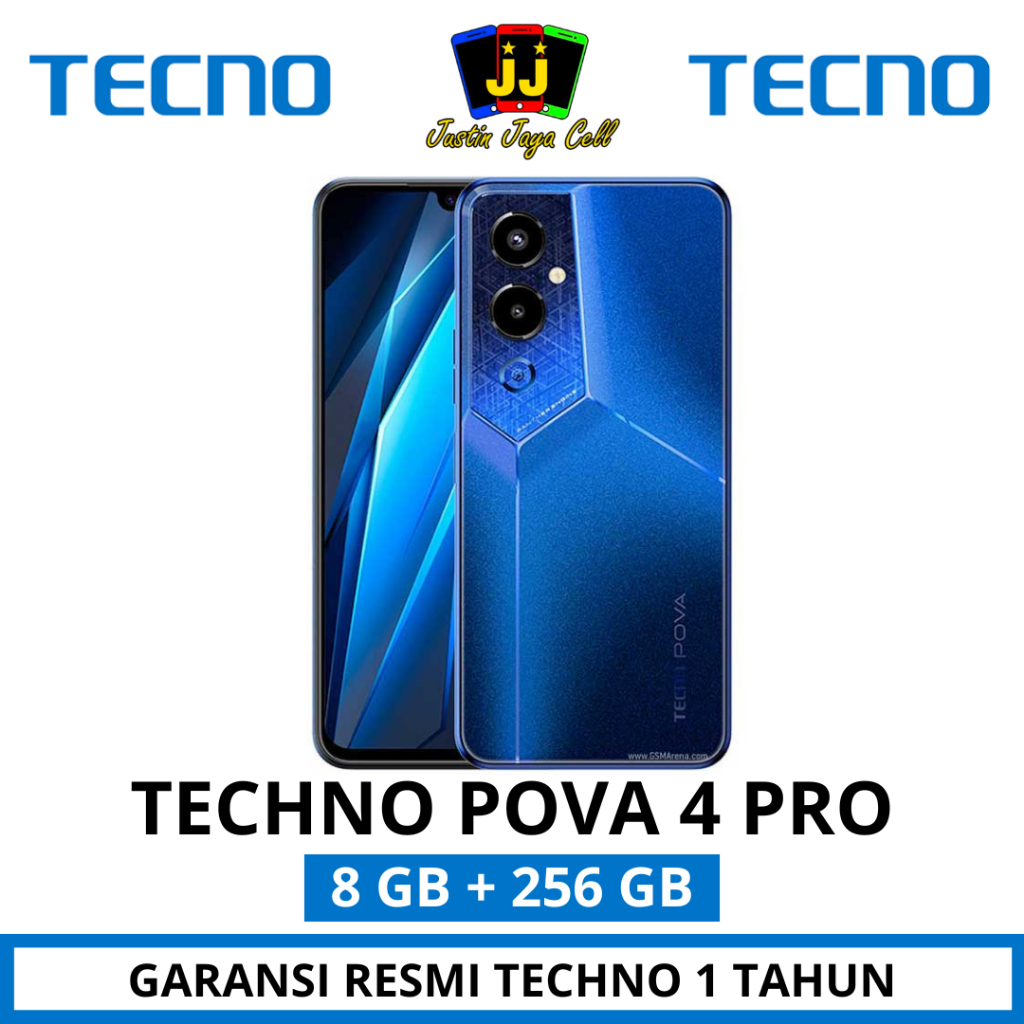 TECHNO POVA 4 PRO 8/256 &amp; POVA 4 8/128 GARANSI RESMI TECHNO 1 TAHUN