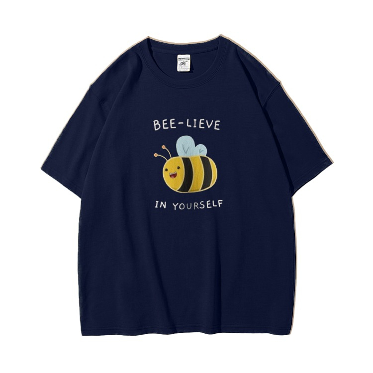 Mokokomo Kaos T-shirt Bee Oversize Atasan Oversize Unisex