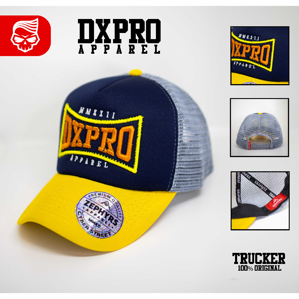 TOPI JARING / TRUCKER HAT TOPI DXPRO APPAREL BORDIR SERIES ONE