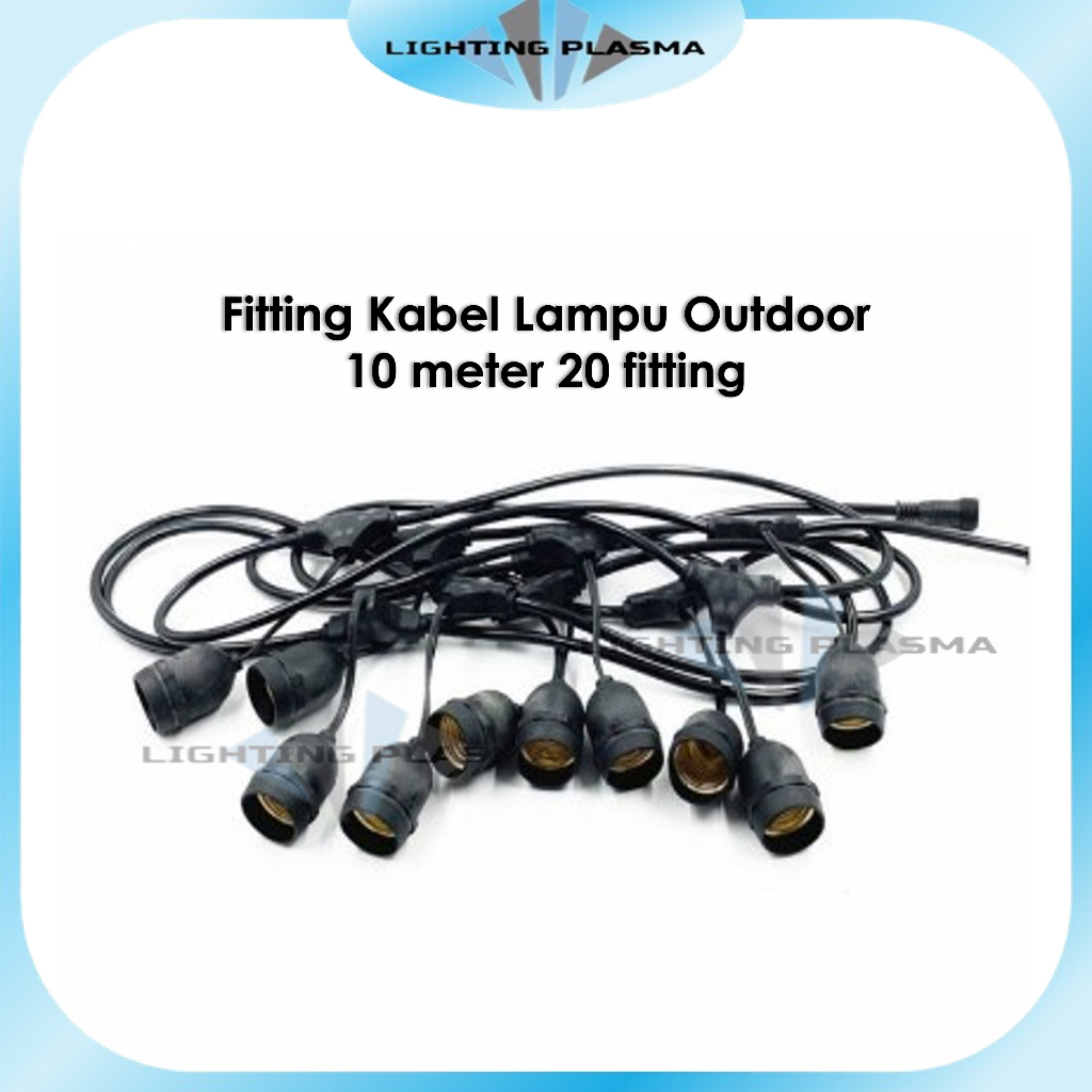 Fitting  Lampu Gantung 10meter 20Fitting Lampu Hias Lampu Cafe 10Meter 20 FITING