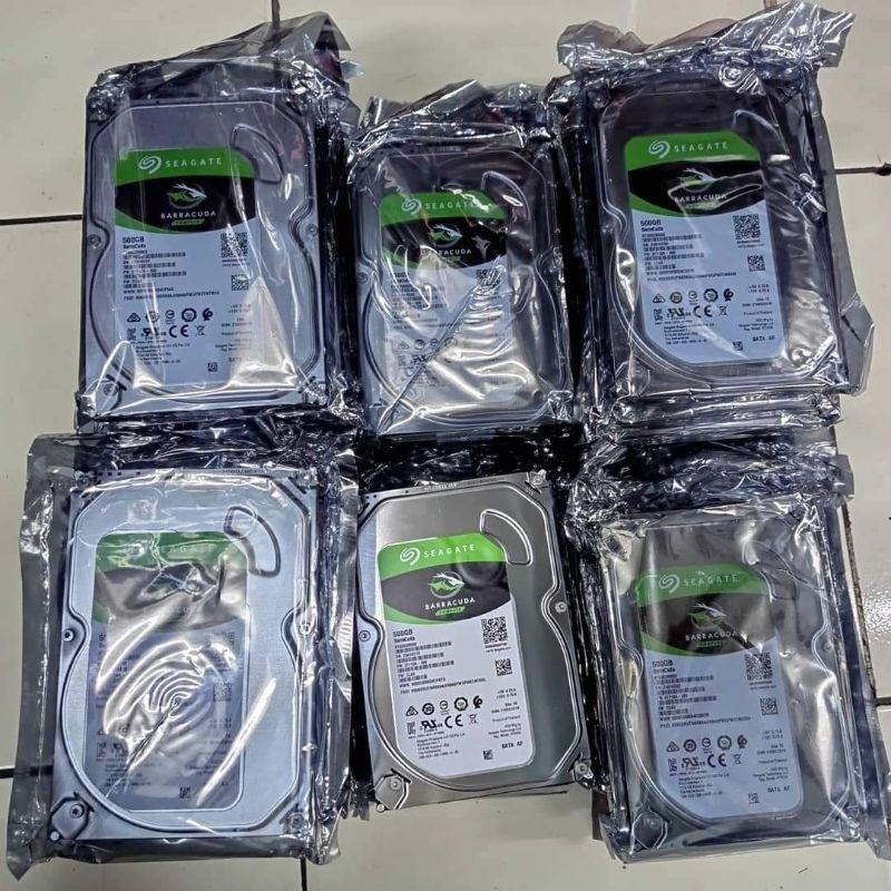 HDD 1TB - 500Gb Seagate Internal Sata 3.5&quot; slim Garansi 1Tahun