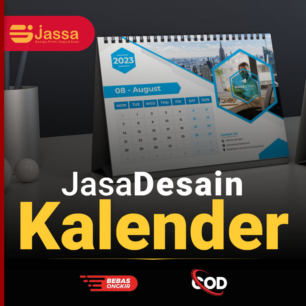Jasa Desain Kalender | Design Calender Premium | Instansi, Perusahaan, Yayasan, Kantor