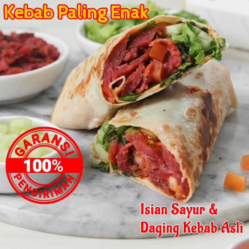 

Mamas Kebab Turki Frozen 1 Pcs Jumbo Besar Ukuran ±18 cm