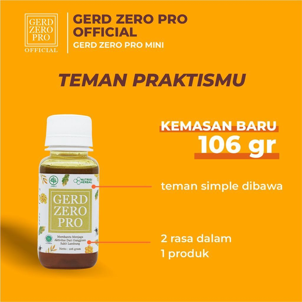 

Madu Obat Lambung Gerd Zero Pro maag dispepsia suplemen pencernaan