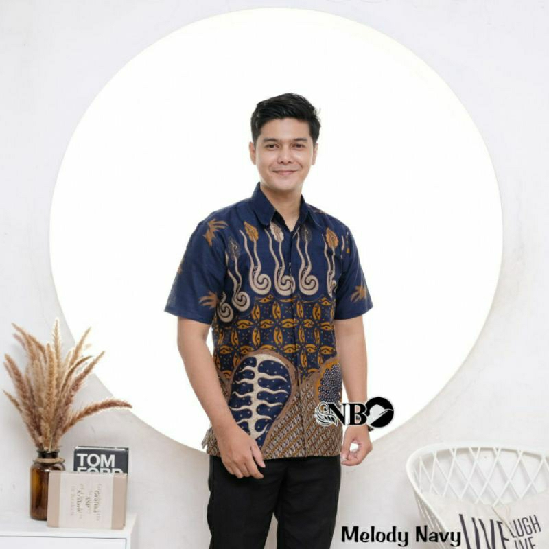 Couple Batik Sarimbit Atasan Blouse Mega Mendung Godong Telo Melody