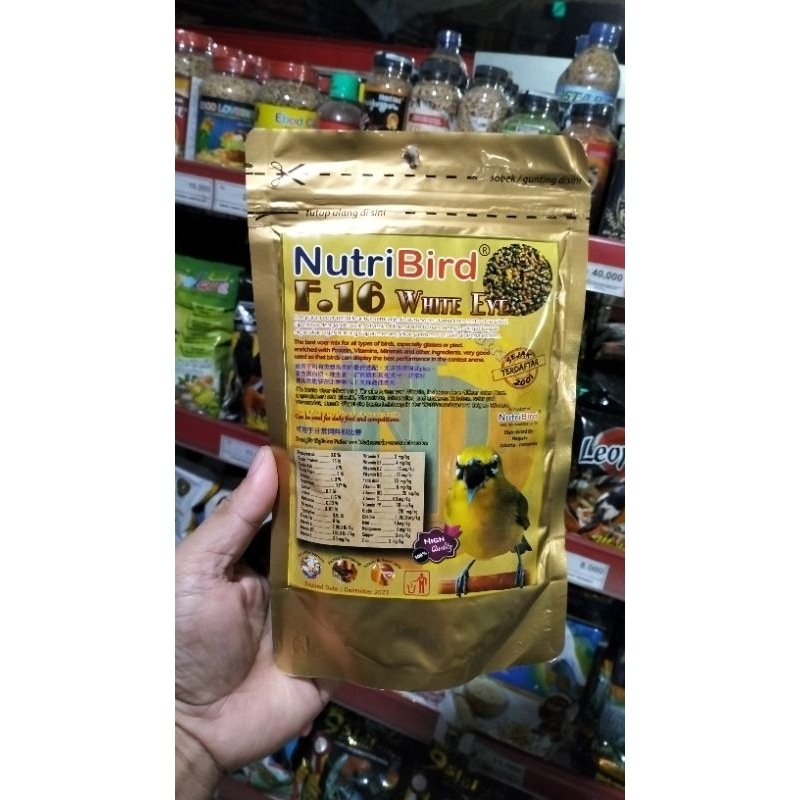 NUTRIBIRD F.16 WHITE EYE MAKANAN BURUNG HARIAN DAN LOMBA