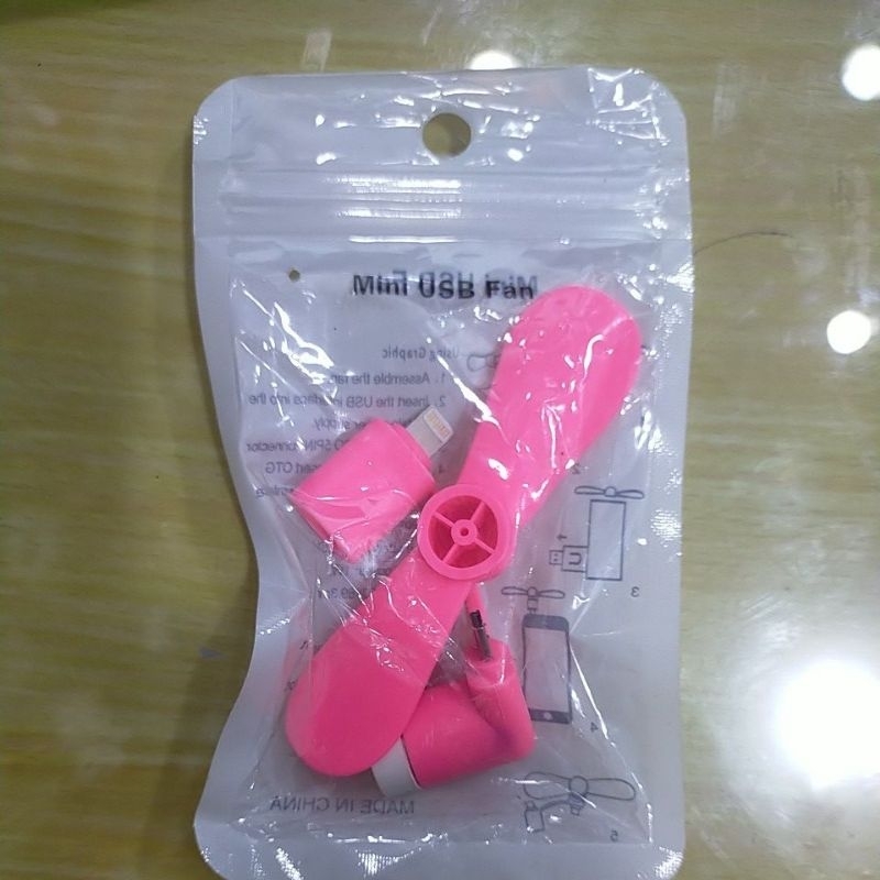 kipas Angin Mini 2in1 micro iphone