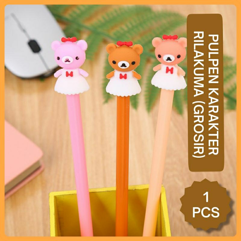 

Pulpen Rilakuma / Pena Motif Rilakuma Fashion / Pulpen Baju Cantik / Pena Gel Cair