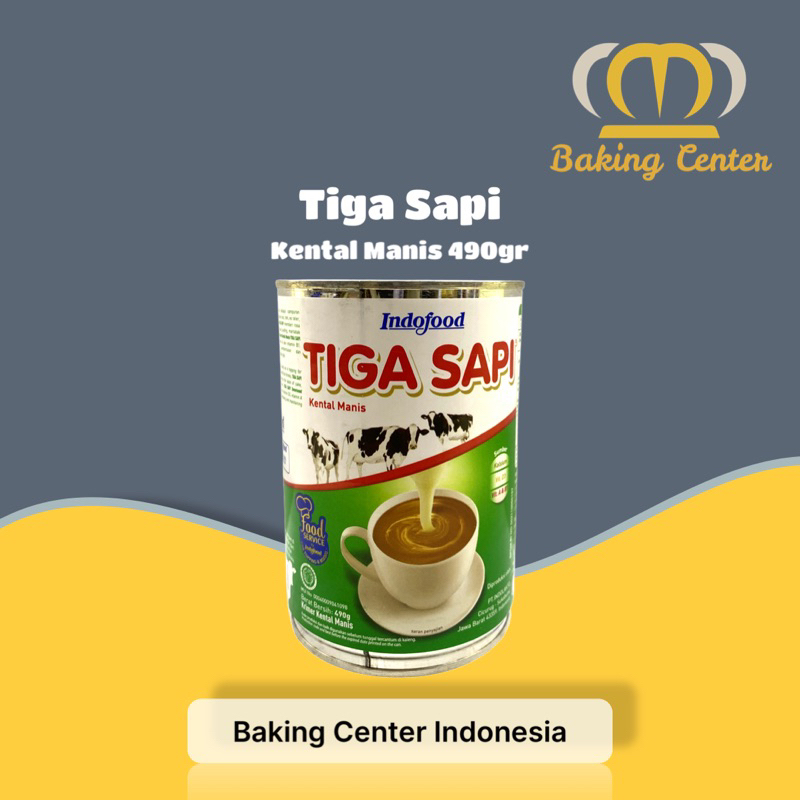 

Tiga Sapi Susu Kental Manis 490gr