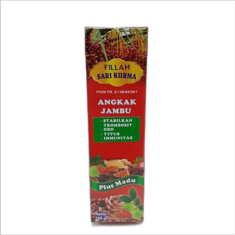 

FILLAH SARI KURMA ANGKAK JAMBU PLUS MADU 350 GRAM BOTOL