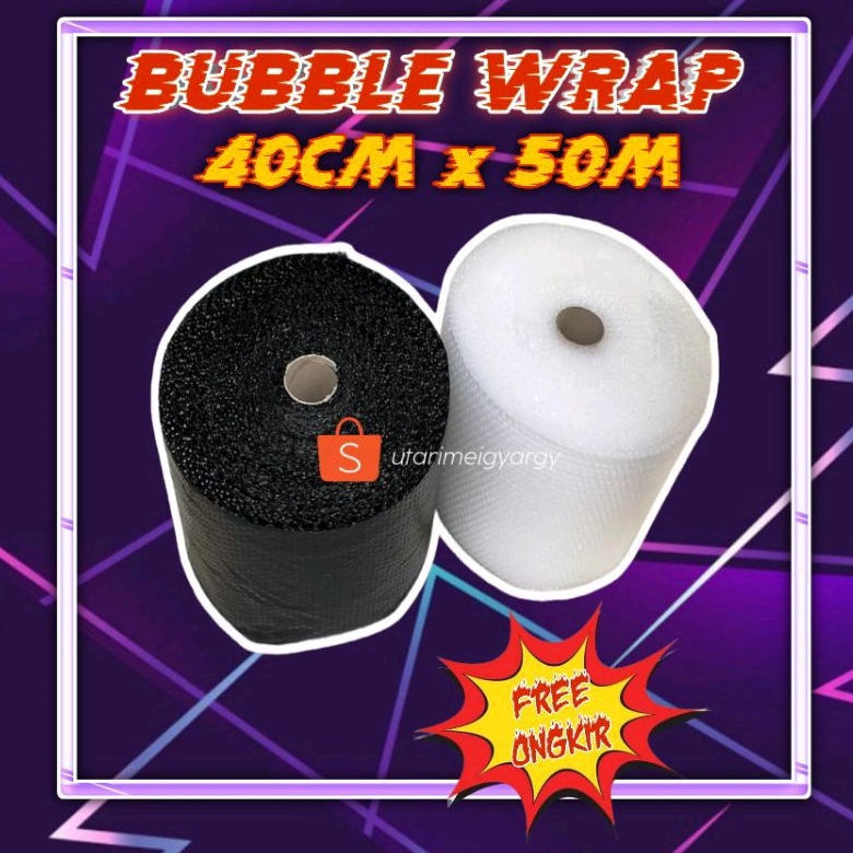 

BUBBLE WRAP 40CM x 50METER|| bubble wrap (TEBAL)