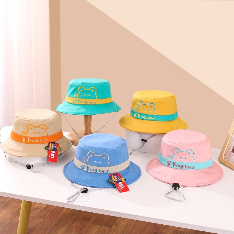 Topi Bucket Anak Laki Laki dan Perempuan Model King BEAR
