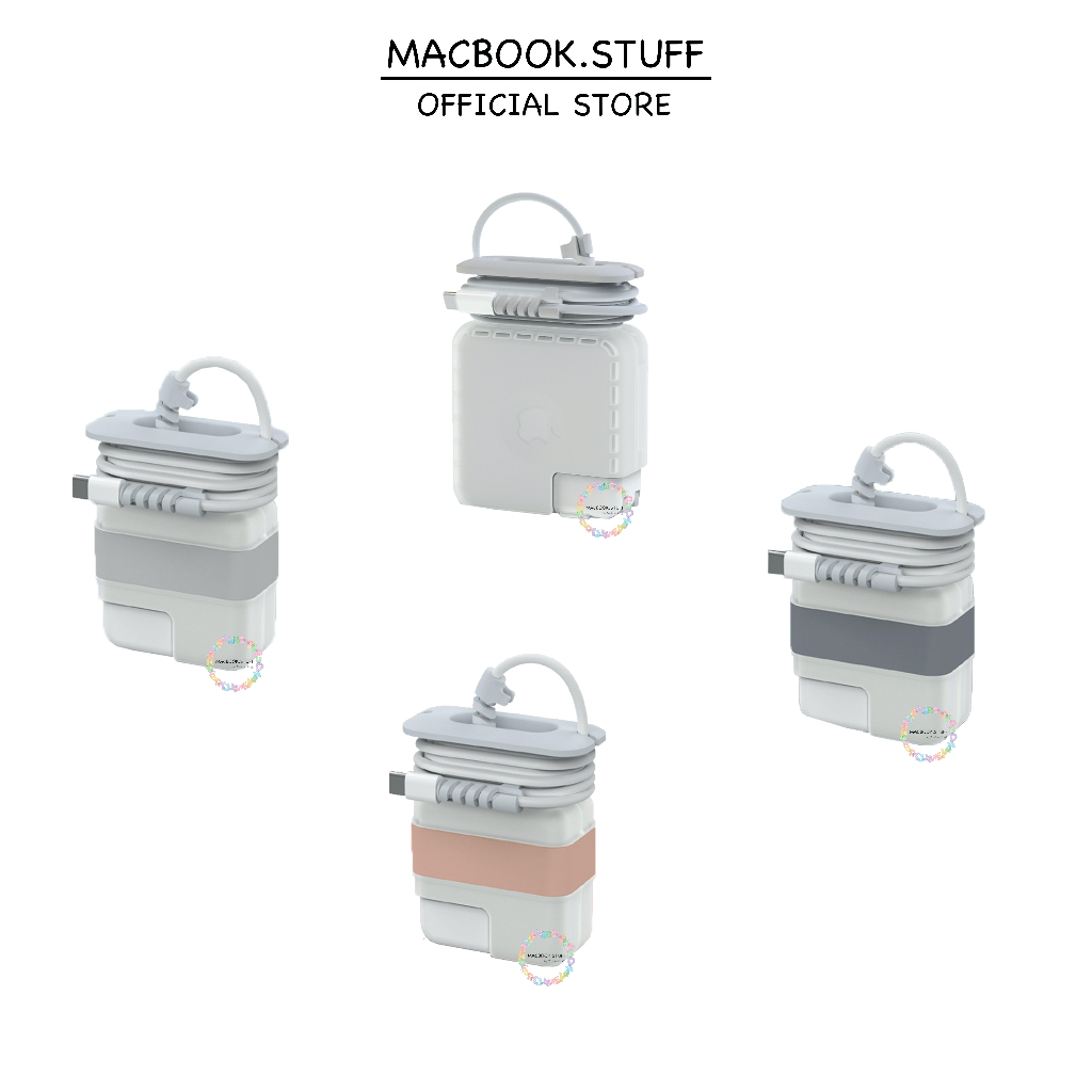 CASE COVER CHARGER ADAPTOR PELINDUNG MAGSAFE MACBOOK NEW AIR PRO M1 11 12 13 15 16 BONUS PELINDUNG KABEL