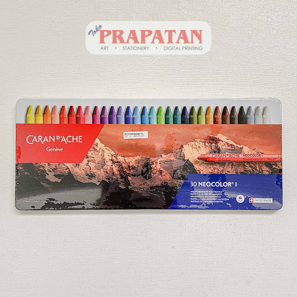 Carandache Wax Oil Pastel 30C Neocolor 1 | Wax Crayon