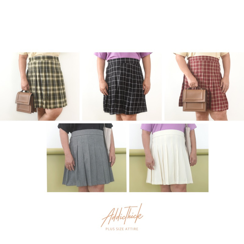SHORT SKIRT | ROK KOTAK | TENNIS SKIRT | PLUS SIZE BIG SIZE JUMBO