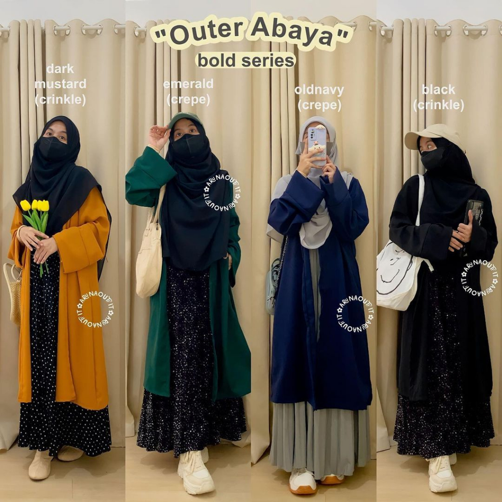 OUTER ABAYA BY ARUNAOUTFIT