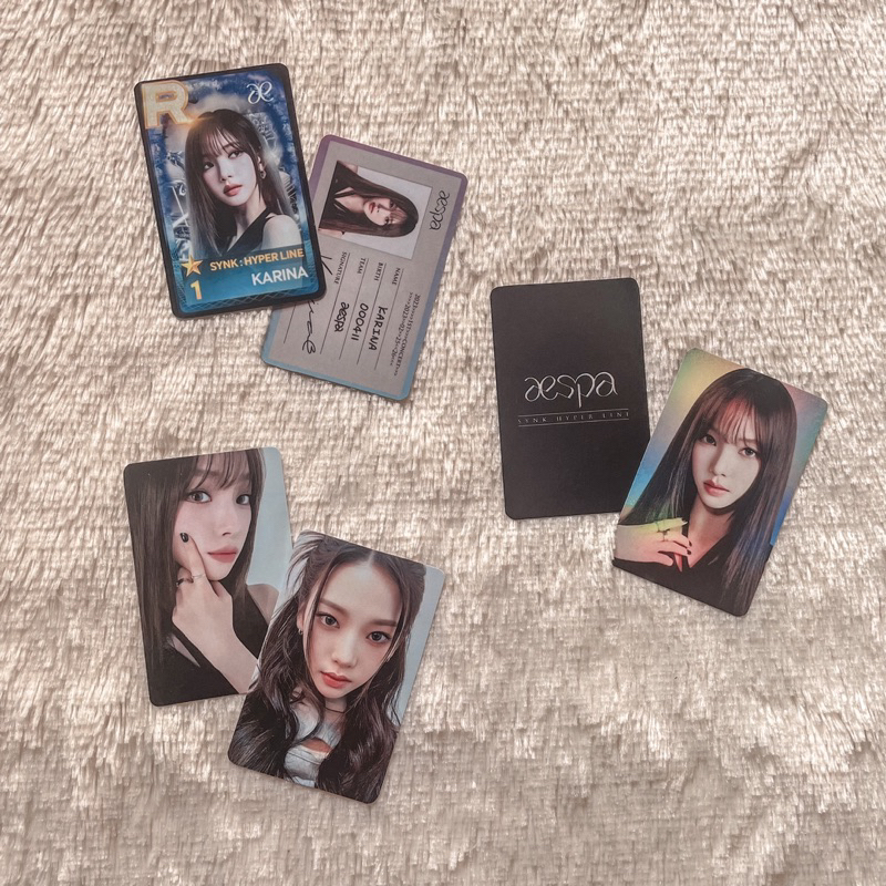 [READY STOCK] KARINA SYNK: HYPER LINE MD AESPA PHOTOCARD