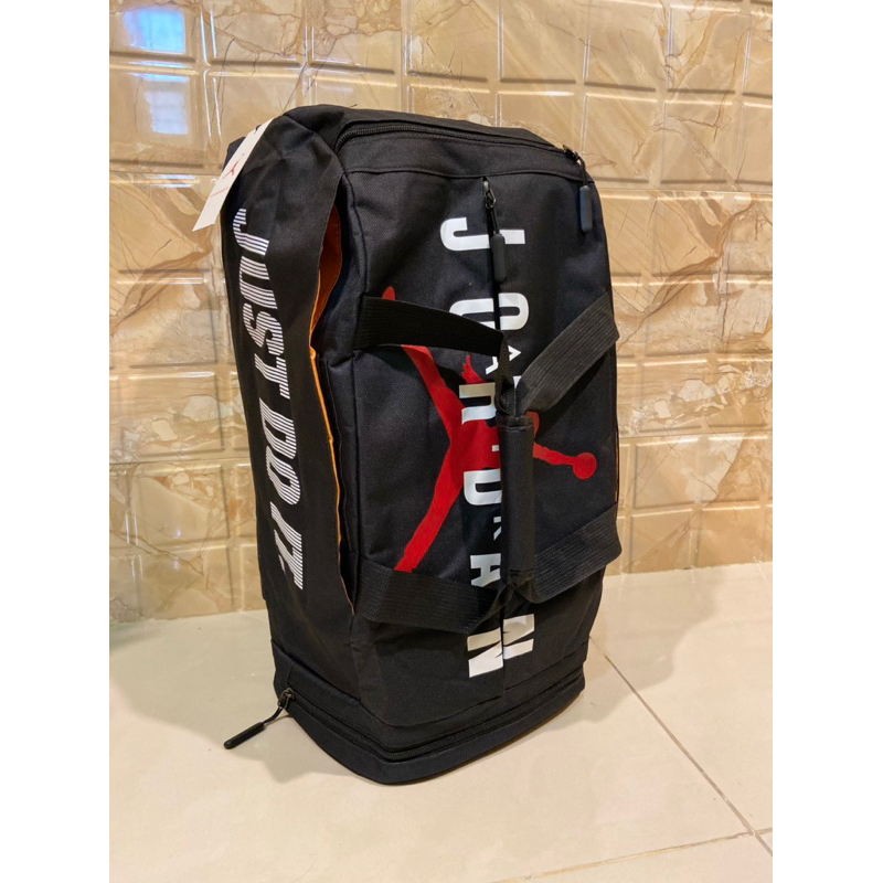 AIR JORDAN DUFFLE BAG JUST DO IT / TAS GYM JORDAN / TAS DUFFLE / JORDAN BAGPACK / JORDAN BACKPACK / RANSEL JORDAN