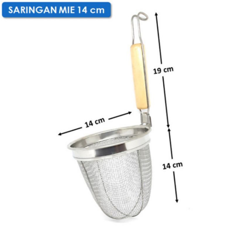 

saringan mie 14 cm/Saringan mie kocok/saringan mie ayam diameter 14cm