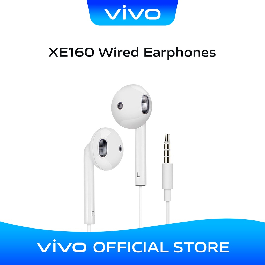 Headset VIVO Original Hifi Handsfree Earphone Vivo With Mic XE160