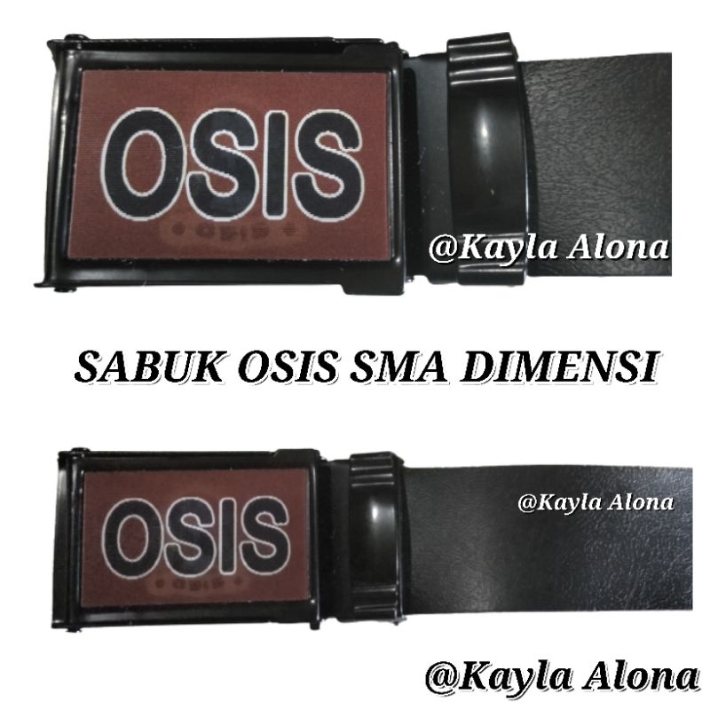 SABUK OSIS SMA DIMENSI Bahan : Kulit Sintetis