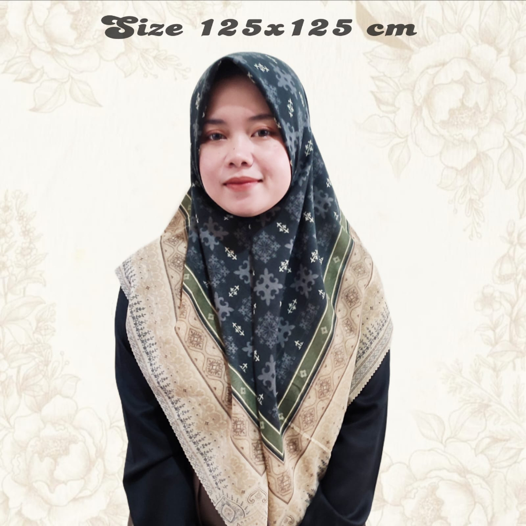 img DISKON SYAR'I AZKIA SERIES HIJAB SEGIEMPAT MOTIF JILBAB VOAL PREMIUM KERUDUNG PERSEGI UKURAN JUMBO