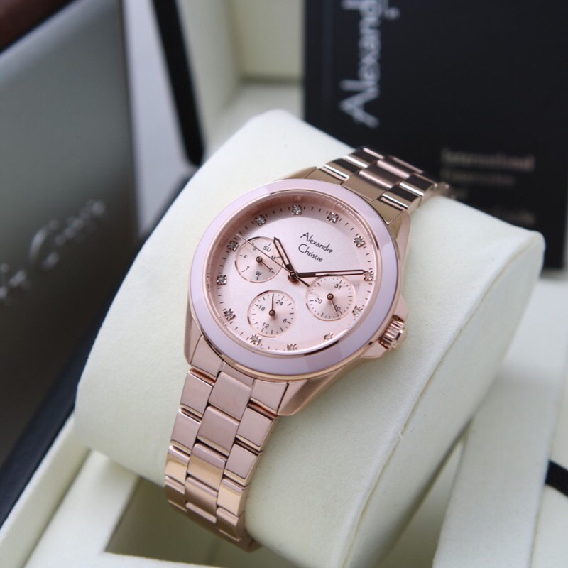 AC2744 ALEXANDRE CHRISTIE AC2976 WANITA / AC 2A15 RANTAI / 2976 RING CERAMIX