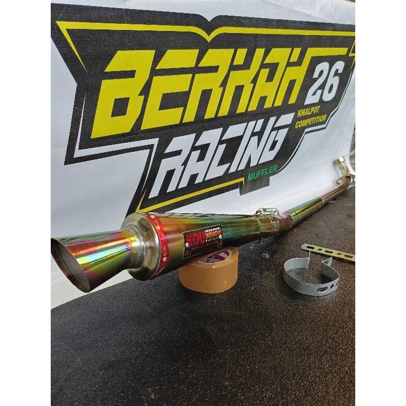 knalpot racing Kou bunglon Vega karisma Supra x 125 Jupiter smash Shogun Revo Supra x 110 all bebek