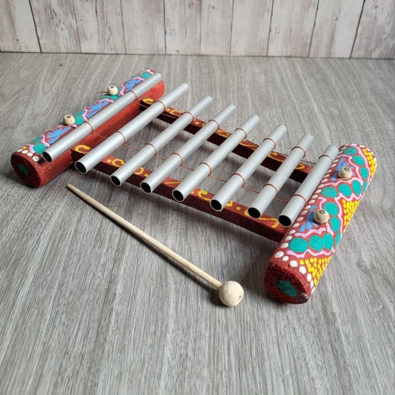 Xylophone Pipa Gamelan Saron Gambang Mini Doremi Mainan Anak Tradisional Unik Berkualitas