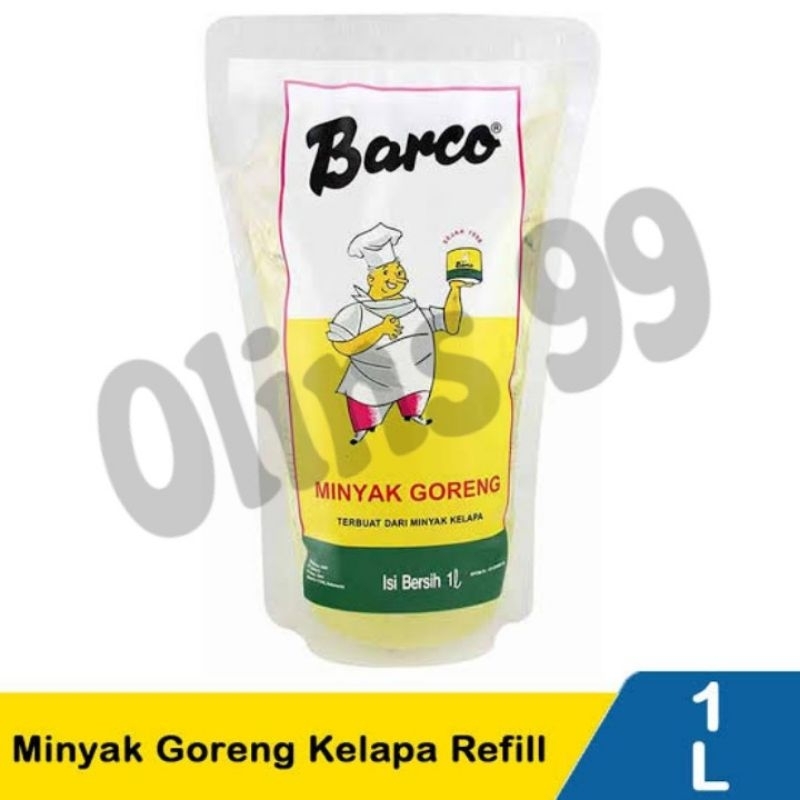 

Barco minyak goreng kelapa 1L