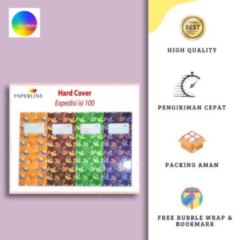 

Buku Hard Cover Paperline Expedisi isi 100 lembar / Buku Catatan PPL Ekspedisi / 1/2 Folio Panjang
