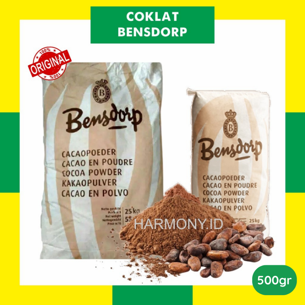 

Coklat Bubuk Bensdorp 500gr Cocoa Powder - BENSDORP DUTCH COCOA POWDER