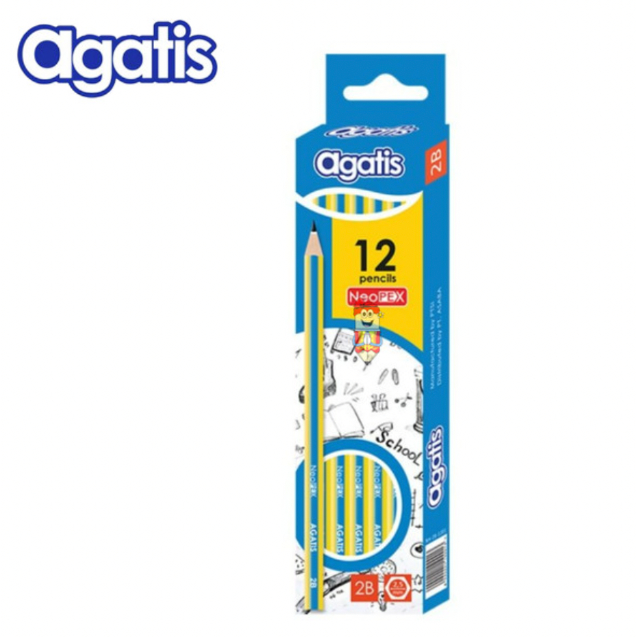 

Pensil Kayu Agatis 2B [Per Lusin]