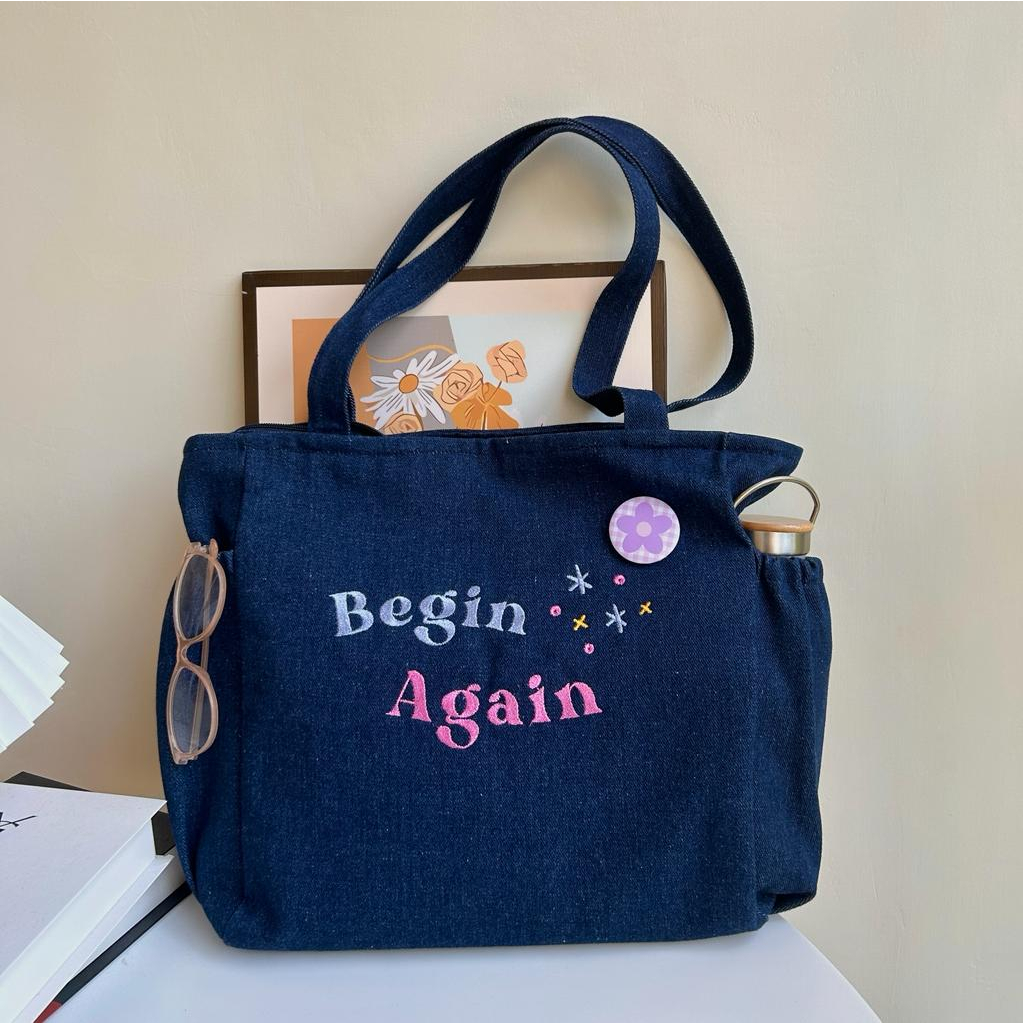 (palette) JEANS TOTE BAG